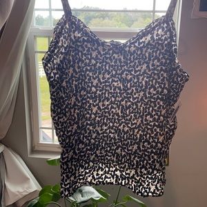 Old navy printed ruffled v neck cami top